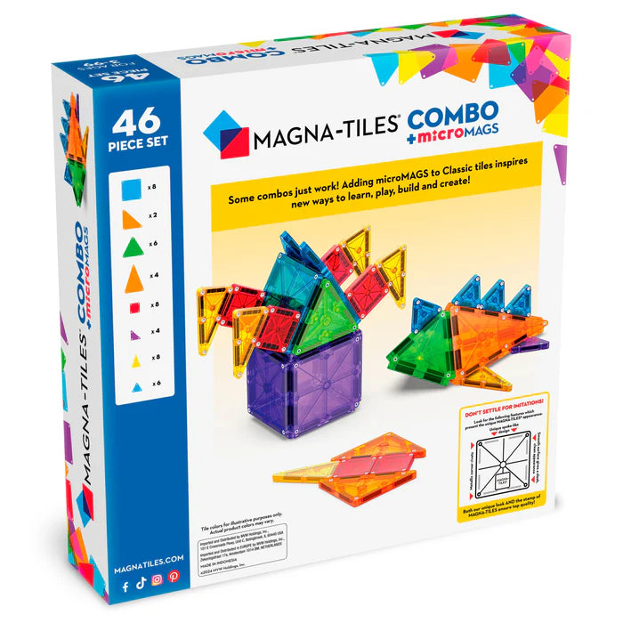 Magna-Tiles® Combo 46 piece set