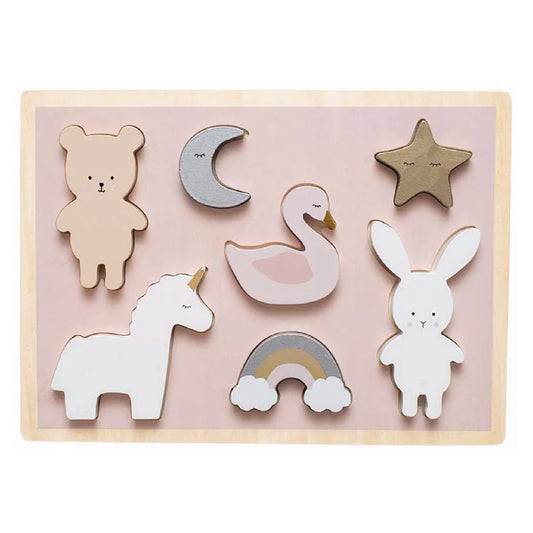 Jabadabadoo Houten Puzzel Unicorn