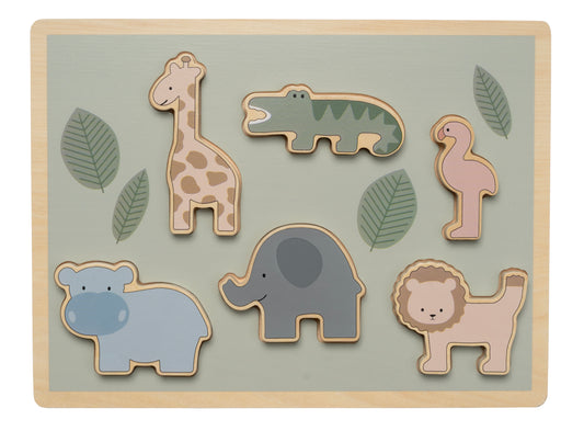 Jabadabadoo Houten Puzzel Safari